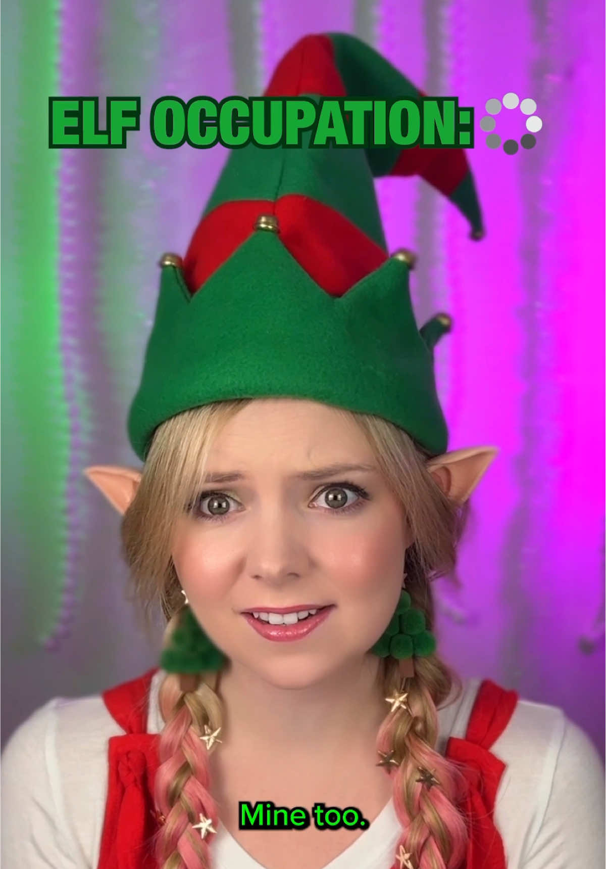 #pov Every elf gets sorted into occupations… Part 1