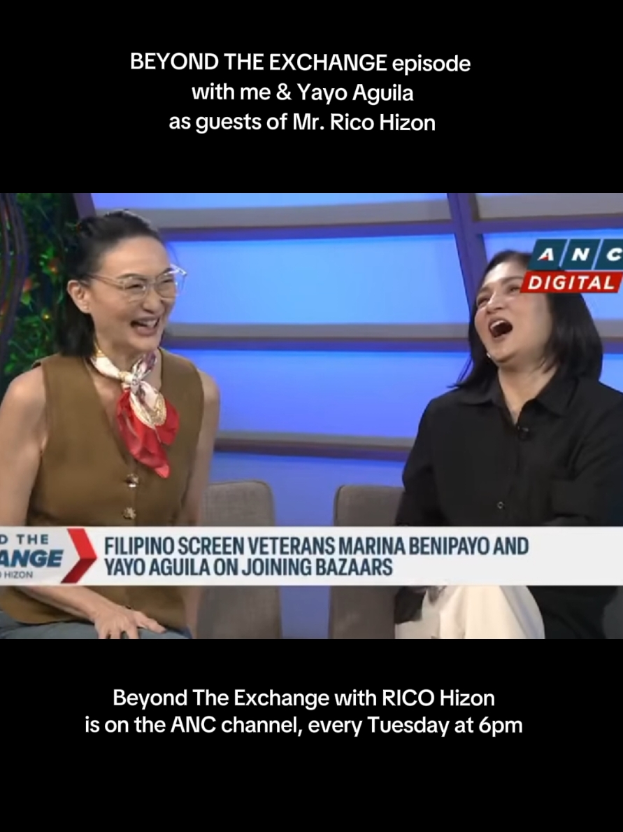 Know me & Yayo better when you watch this gun exchange of ideas with Mr. Rico Hizon 🥰 #BeyondTheExchange #ANC #RicoHizon #YayoAgiila #ancnews #bazaarsph #bazaar #bagph #vinylrecords #tambayrecords #longervideos