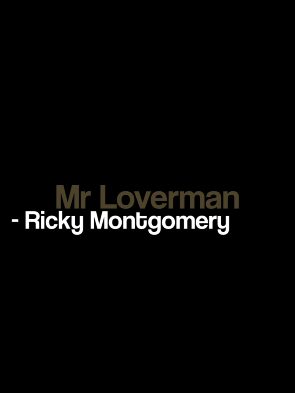 Mr Loverman | #rickymontgomery  #virallllllllllllll #mrloverman #fypp #viraliza #fypシ゚ #song 