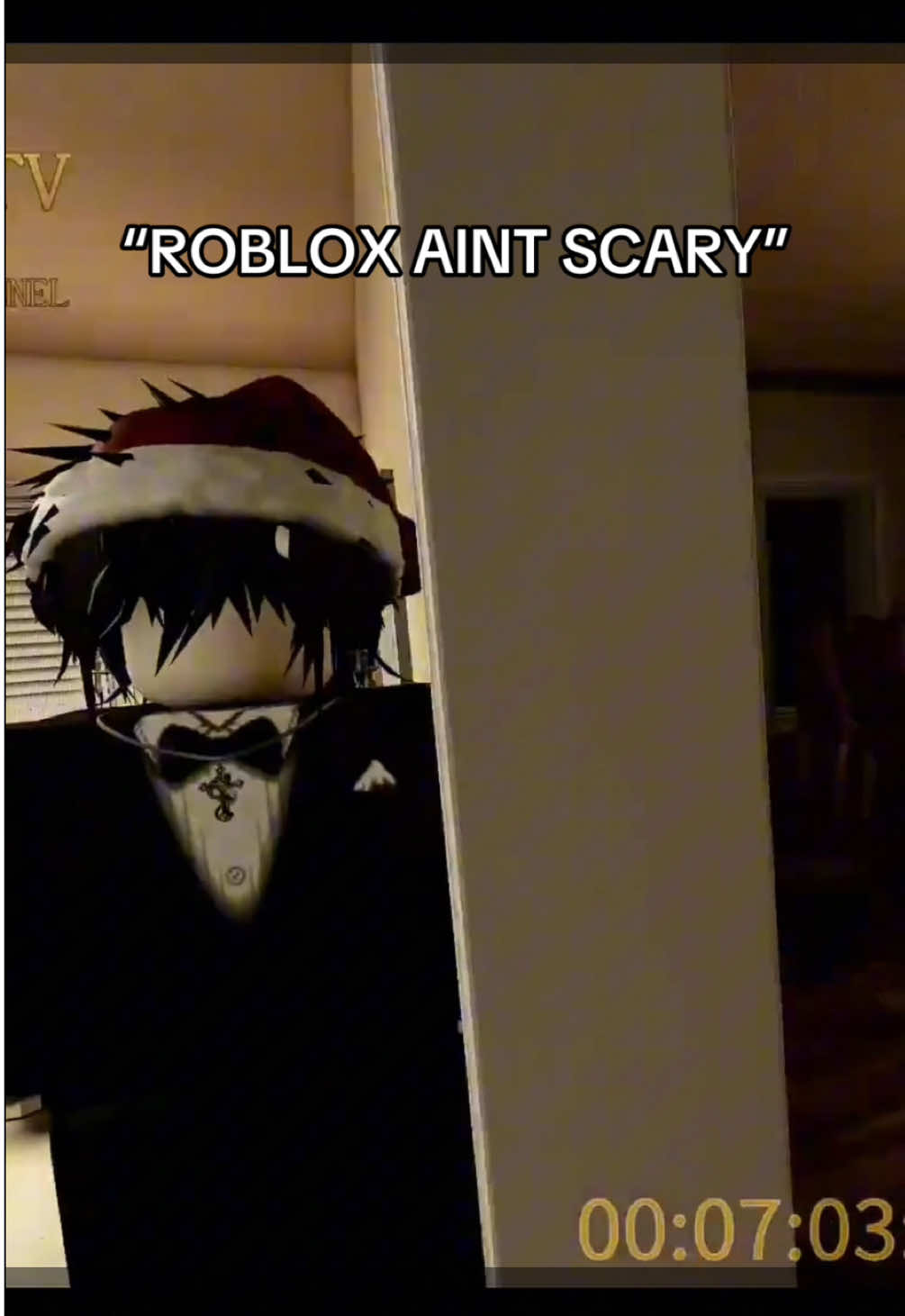 my own avatar scared me😭 #robloxscary #robloxhorror #robloxfyp #foryou #horrorgames #roblox #screaming #viralvideo #horrorgame 