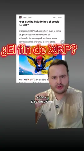 Comprando XRP Crypto #xrp #crypto #xrpripple #bitcoin #criptomonedas #trading  XRP se desplomó hoy casi un 20%  Y las razones son bastante simples. Y perdón pero 