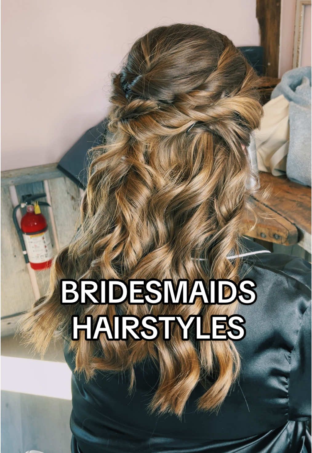 Bridesmaid Hairstyles!#creatorsearchinsights #weddinghairstylist #bridesmaidhair #hairstylistsoftiktok #weddingday #bridesmaid #hiarstyle #halfuphalfdown 