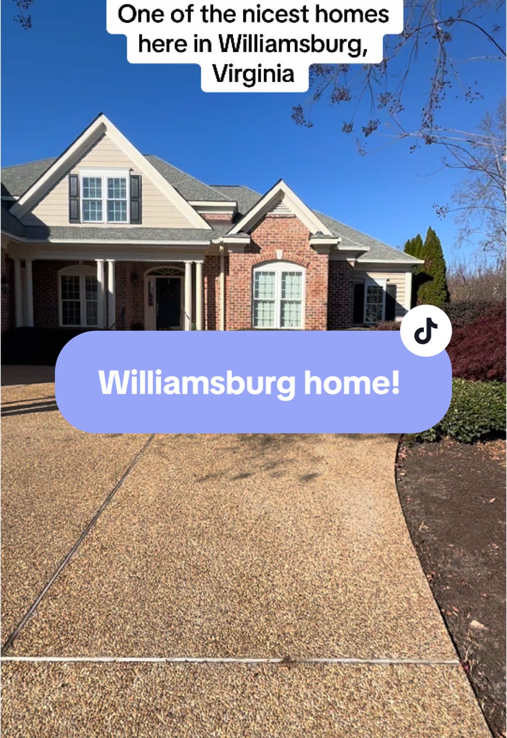 I found one of the nicest homes here in Williamsburg, Virginia!  What do y’all think of this property? If you would like a tour you can PM me or click the link in my bio! Alexis Lohse 757-394-5983 AlexisL@1stclassre.com Listed by: Holy Rolley with Howard Hannah  #williamsburg #williamsburgva #williamsburgvirginia #colonialwilliamsburg #hometours #hometour #housetour #housetours #housesoftiktok 