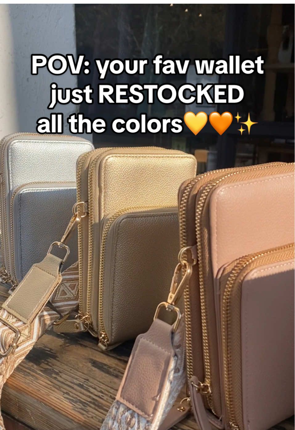 Don’t miss out again this time!✨ #wallet #walletbag #3in1 #restock #restocked #crossbodybag #shoulderbags #fannypack #christmas #TikTokShop #giftideas #tiktokmademebuyit #christmasgift #shopping #tiktokshopfinds #sugubag #losangeles 