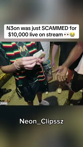 N3on was just scammed for $10,000 live on stream #n3on #n3onclips #modeen #fyp 