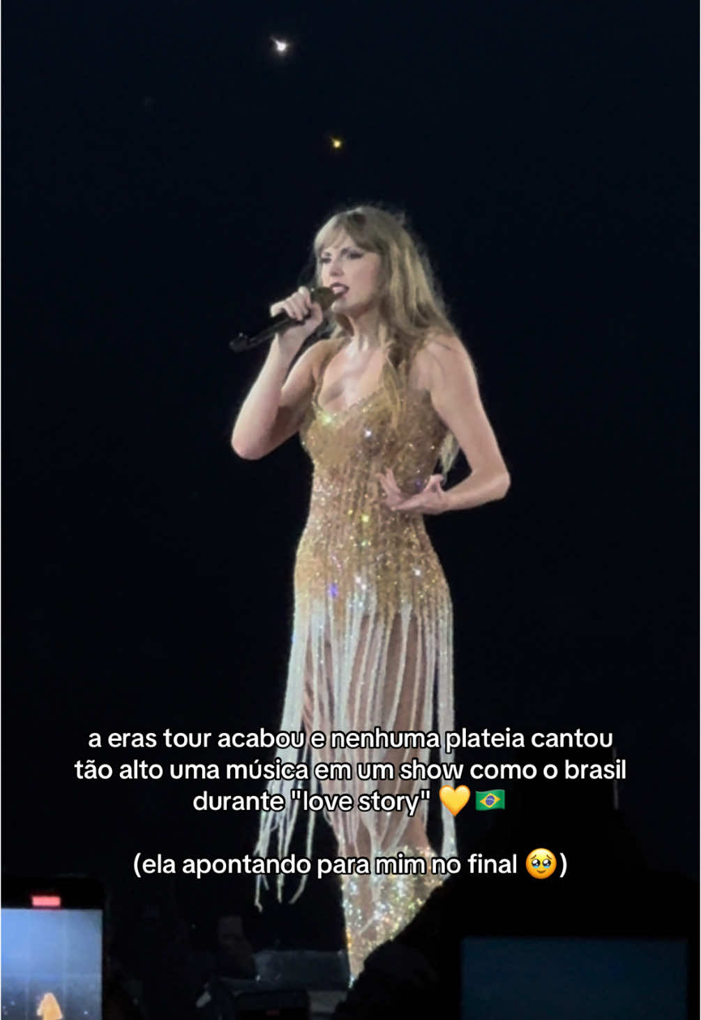 ninguém superou o brasileiro na the eras tour 💛 @Taylor Swift #taylorswift #erastour #taylorsversion #fearless #taylornation #fyp 