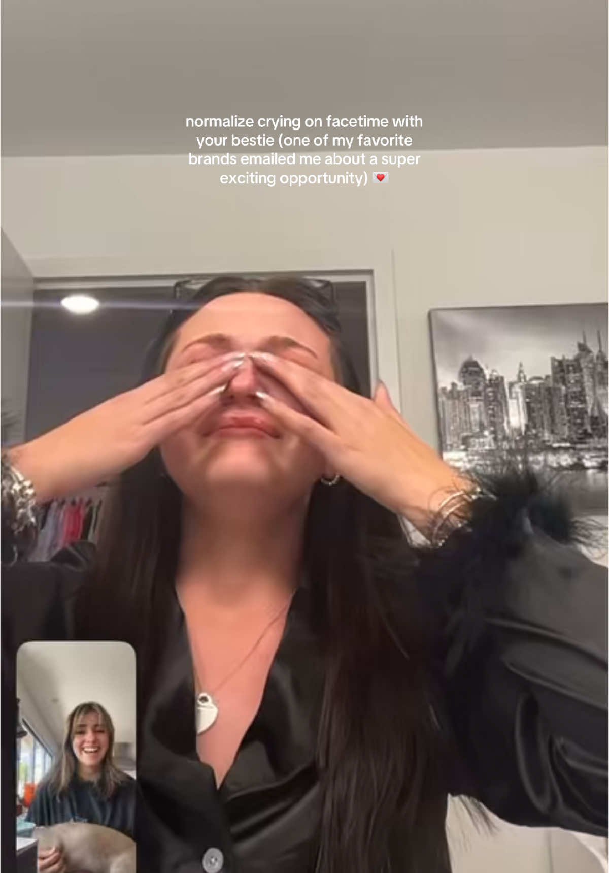 im just an emotional girl 😭💗 #contentcreatorthings #longdistancebestie #justagirl 