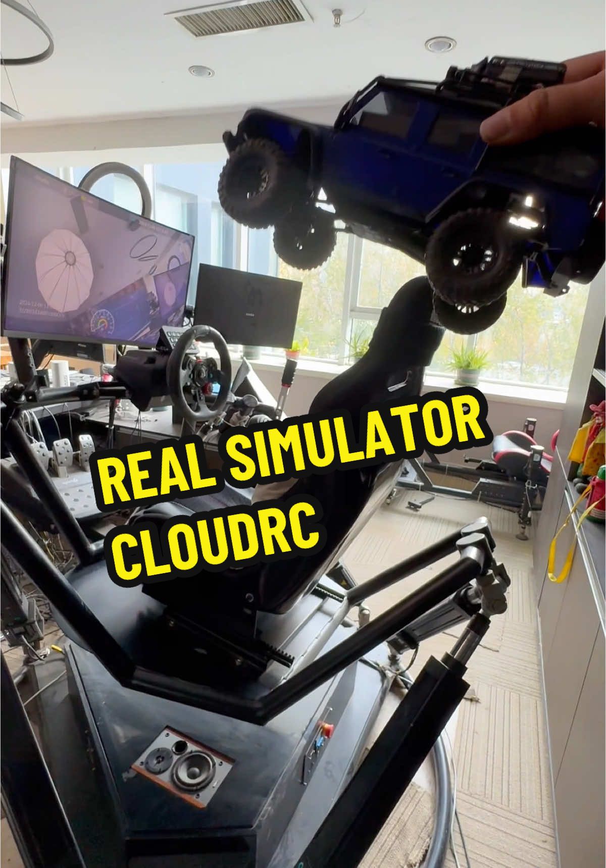 This is the key product  #cloudrc #racing #rig #simulator #rccar Unlimited range online racing system