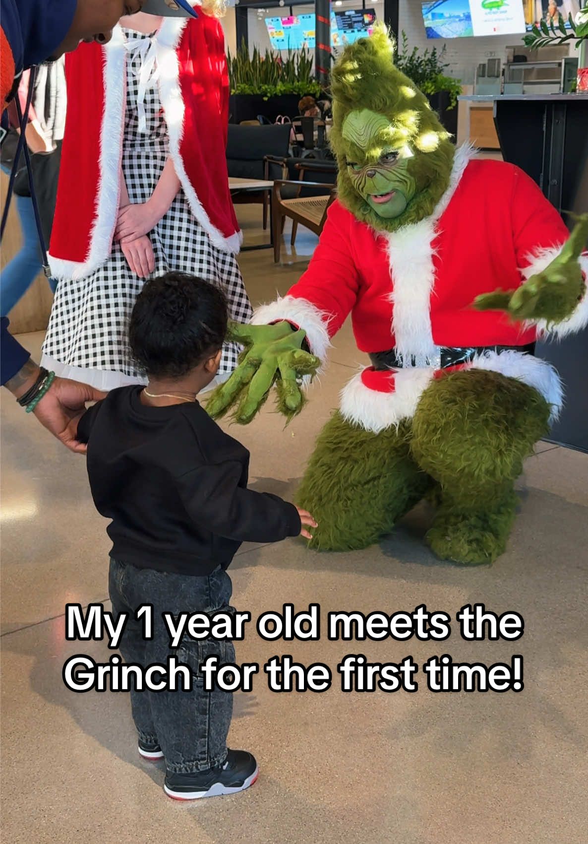 Making memories—and maybe a little mischief—with the Grinch! 🎁💚  #elementeatery #thegrinch #MomsofTikTok #momlife #toddlersoftiktok #toddlermom #parentsoftiktok #boymom #cincinnati #christmas 