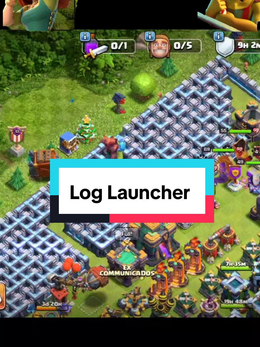 Log Launcher 😅 #clashofclans #game #fun #play #loglauncher #machine 