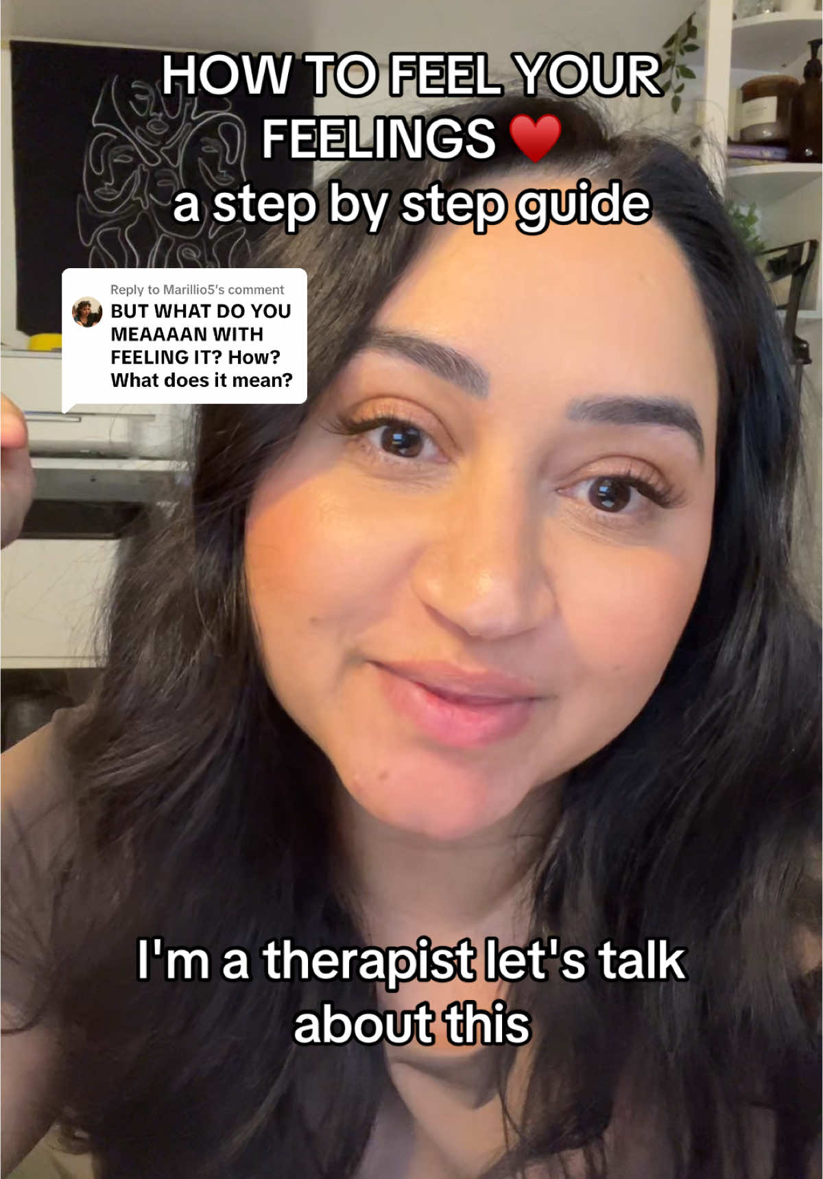 Replying to @Marillio5 heres a step by step guide on how to feel your feelings from a therapist who nerds out on emotion science 🧠 ♥️ #therapytips #HealingJourney #therapistsontiktok #feelyourfeelings 