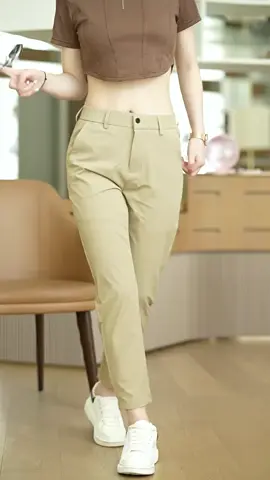 Candy Pants with button for women strechable plain pan🤍✨#candypants#pants#strechable#affordable#highquality#TikTokPromote#fyp#trending#foryoupage#foryou 