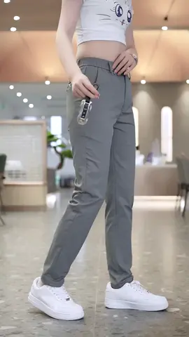 Candy Pants with button for women strechable plain pan🤍✨#candypants#pants#strechable#affordable#highquality#TikTokPromote#fyp#trending#foryoupage#foryou 