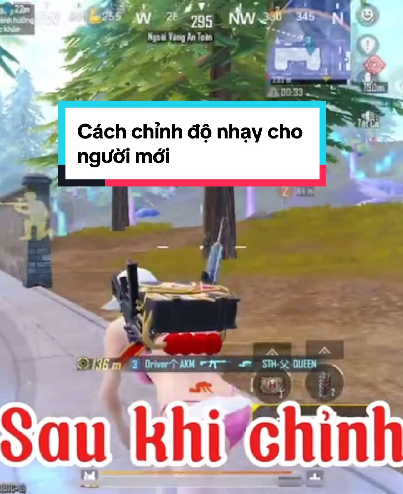 Hướng dẫn chỉnh full độ nhạy cho ae mới chơi , nhớ xem hết clip nhé#pubg #pubgmobile #pubglover #sensitivity #gameplay #fyp #xuhuong #settingpubg 