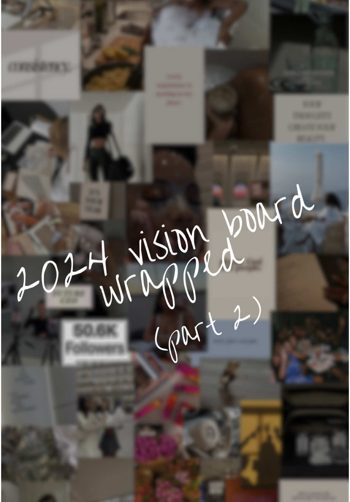 Replying to @Tolani part 2 of my 2024 vision board wrapped! @pinterest #2024goals #goalsetting #visionboardtutorial #spotifywrapped #visionboard #yearlyrecap #yearinreview 