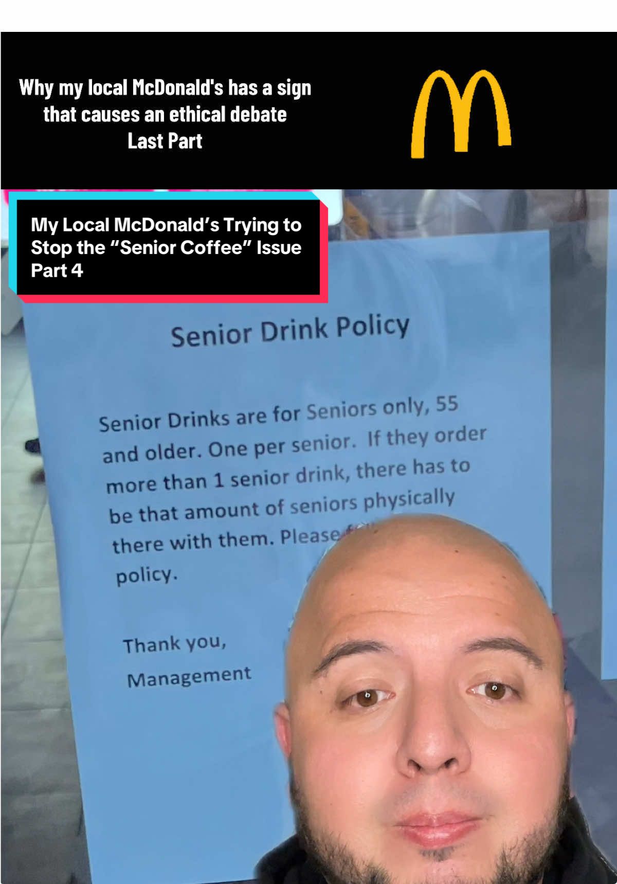 Part 4: How the Senior Coffee Discount being taken advantage of at my local #mcdonalds has led to an ethical discussion #fastfoodlife #oldpeople 
