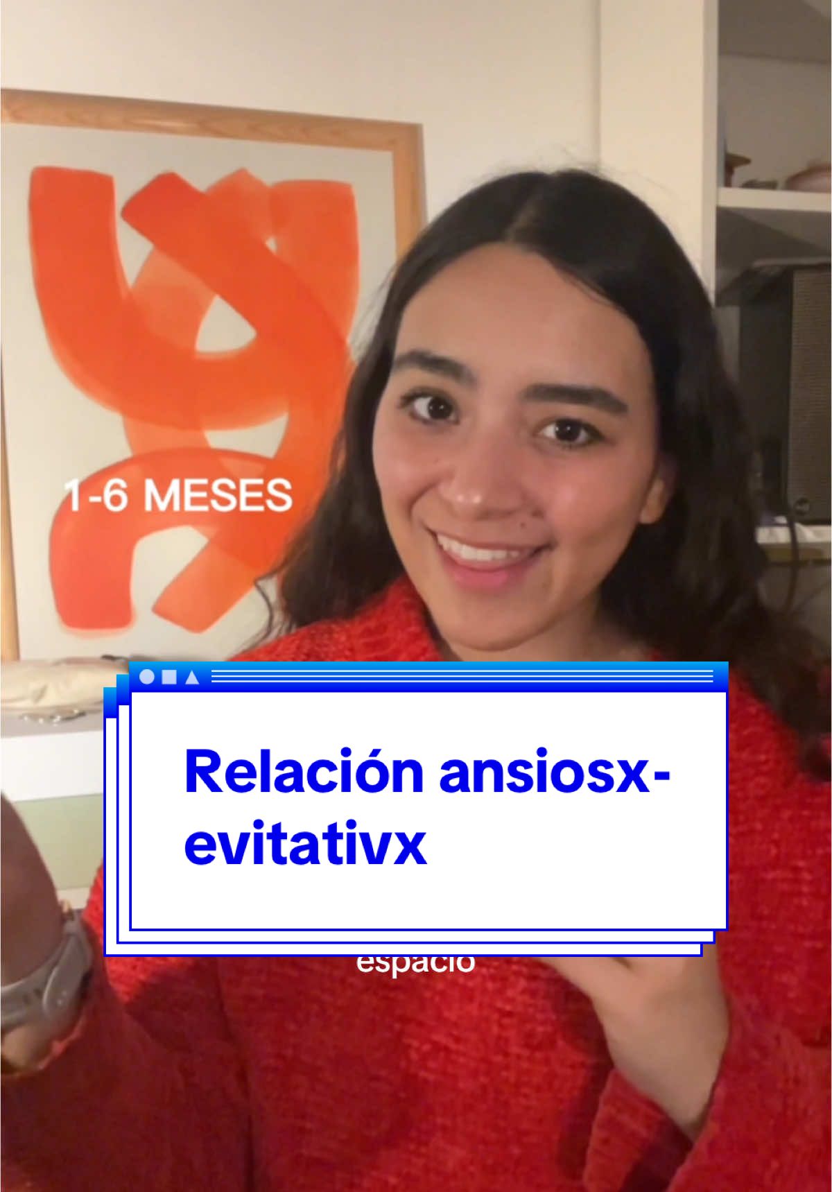 Te explico cómo es la dinamica de una persona con apego ansioso y una con evitativo.  00:21 Relación ansiosx-evitativx 01:03 En una discusión 1:23 En un conflicto 2:36 Relación corto plazo 3:20 Relación mediano plazo 3:39 Relación largo plazo 4:12 ¿Cómo romper el ciclo? 5:17 ¿Puede durar la relación? 5:47 ¿Codependencia?  #relaciondepareja #pareja #apegoansioso #apegoevitativo #relaciones #psicologia #apego 