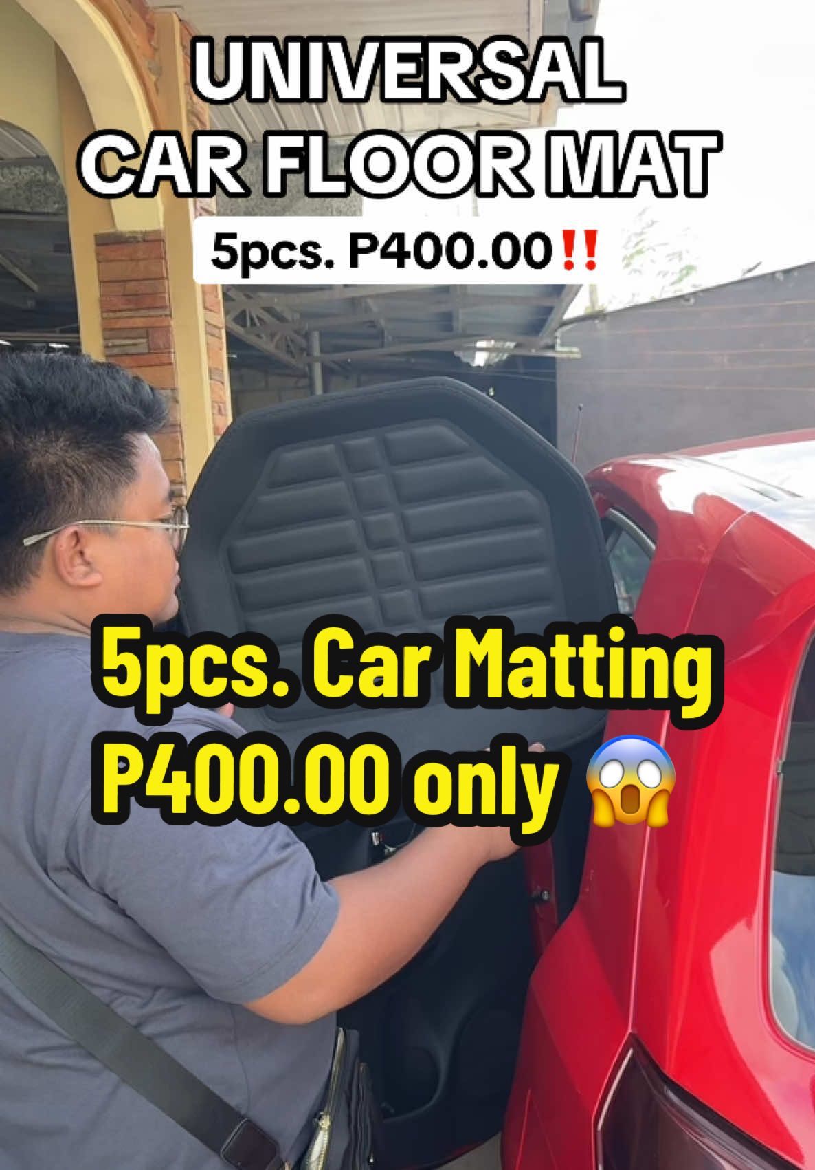 Pwedeng pwede na talaga 😍🥰 #caraccesories #car #carmatting 