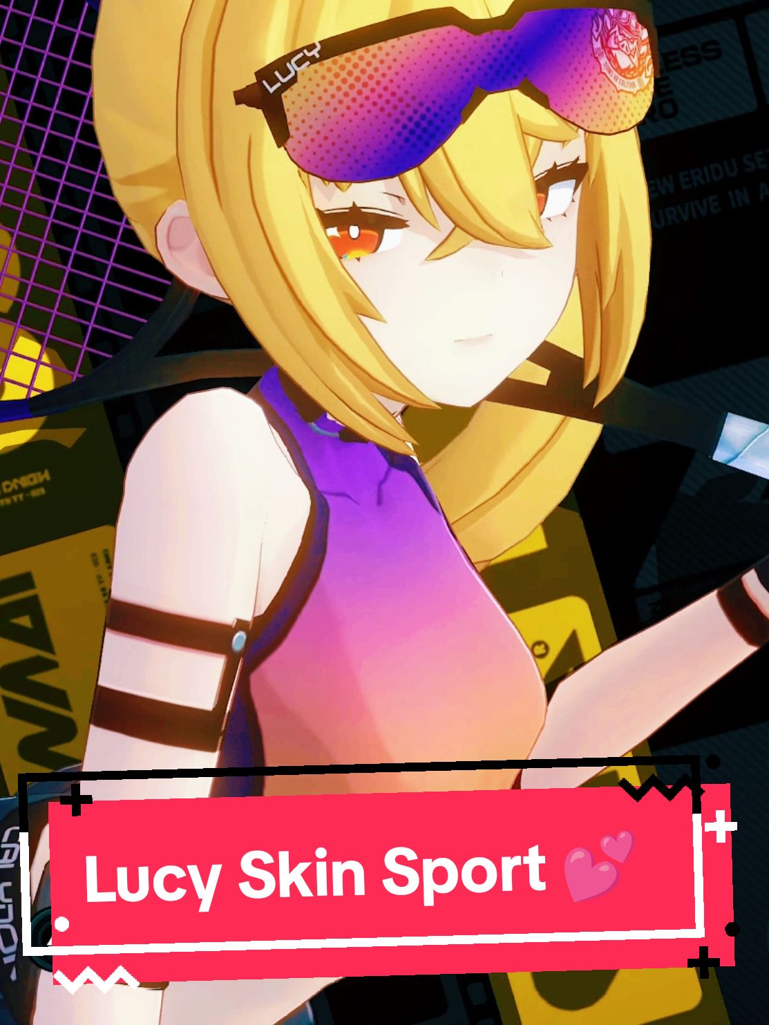 Lucy Skin Sport Tennis 🥰 #CapCut #ZenlessZoneZero #Zeneless #Zzz #Lucy #露西 #ルーシー #Люси #MMD #Dance #Trend #Fyp#LIVEReason #LIVEIncentiveProgram #PaidPartnership