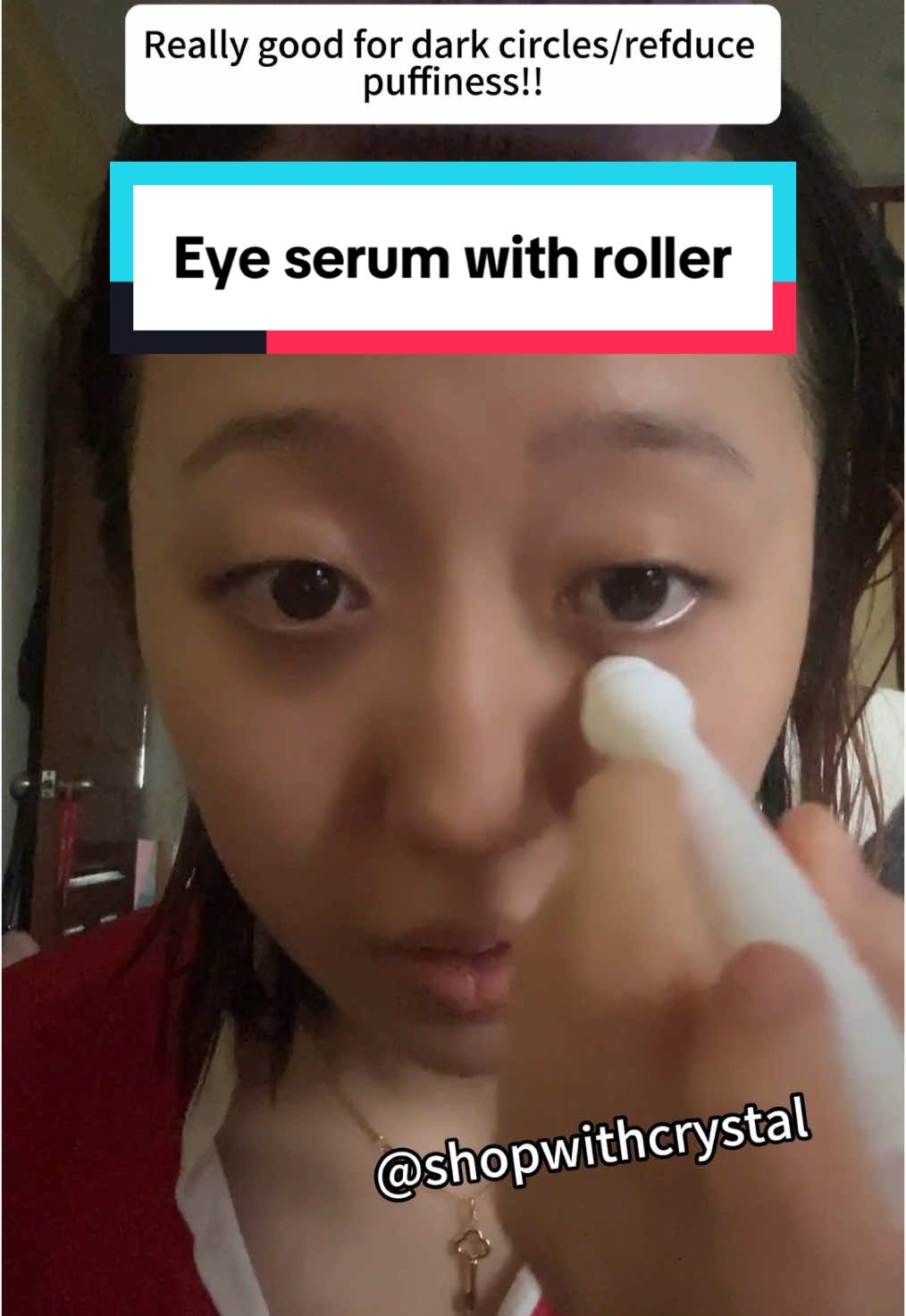 Reduces eye puffiness / dark circles! #TikTokShop #tiktokshopsg #cheapdeals #shopping #bestbuy #cheap #bestdeals #fyp #singapore #weeklywedrush #tiktokshopsgthursday #sgbrandweek #tiktokshoplifestyle #tiktokshopsgsale #createtowin #darkcircles #eyeserum 