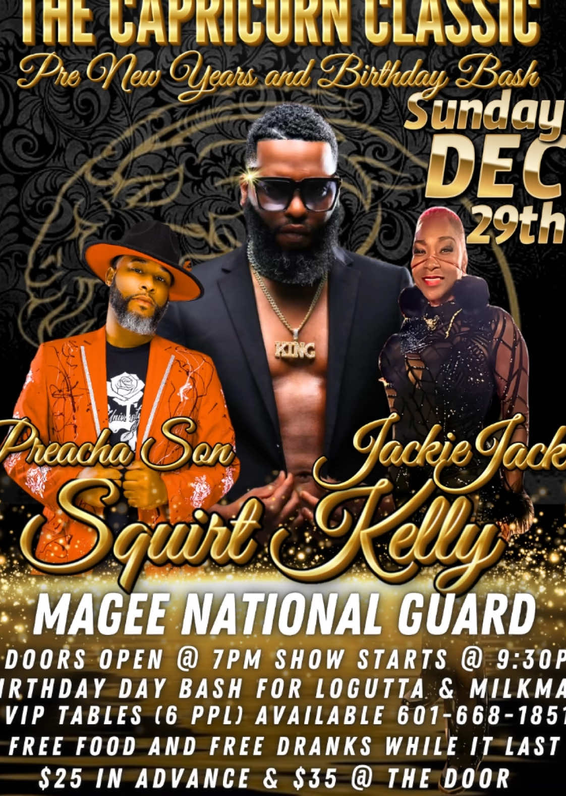 CAPRICORN CLASSIC DEC 29th and Magee National Guard 