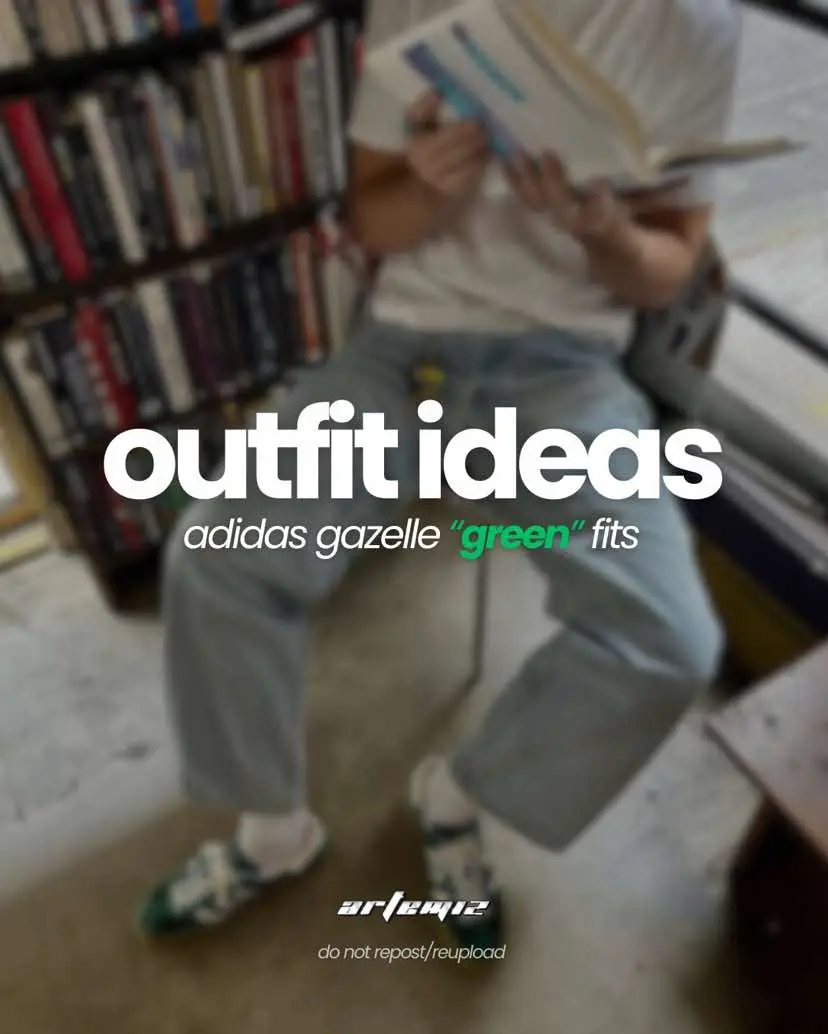 adidas gazelle in green colorway outfit ideas for men #4u #fashion #outfit #outfitideas #adidasgazelle #recommendations 