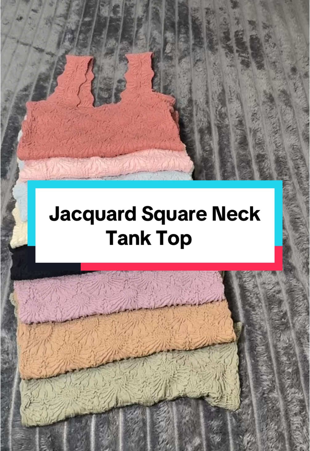 Sporty Women's Solid Color Jacquard Square Neck Sports Vest, Casual Sport Sleeveless Tank Top for Yoga Workout Exercise, Back To School Outfits, Ladies Sportswear, Birthday Gifts Sold by Innvix Fitness 4.6 * (2.8k) | 34.3K sold #jacquardtanktop #womanstanktop #tanktops #teengirltanktop #womanstops #viraltanktop #giftideasforher #giftsforteengirls #christmas2024 #holidayhaul 