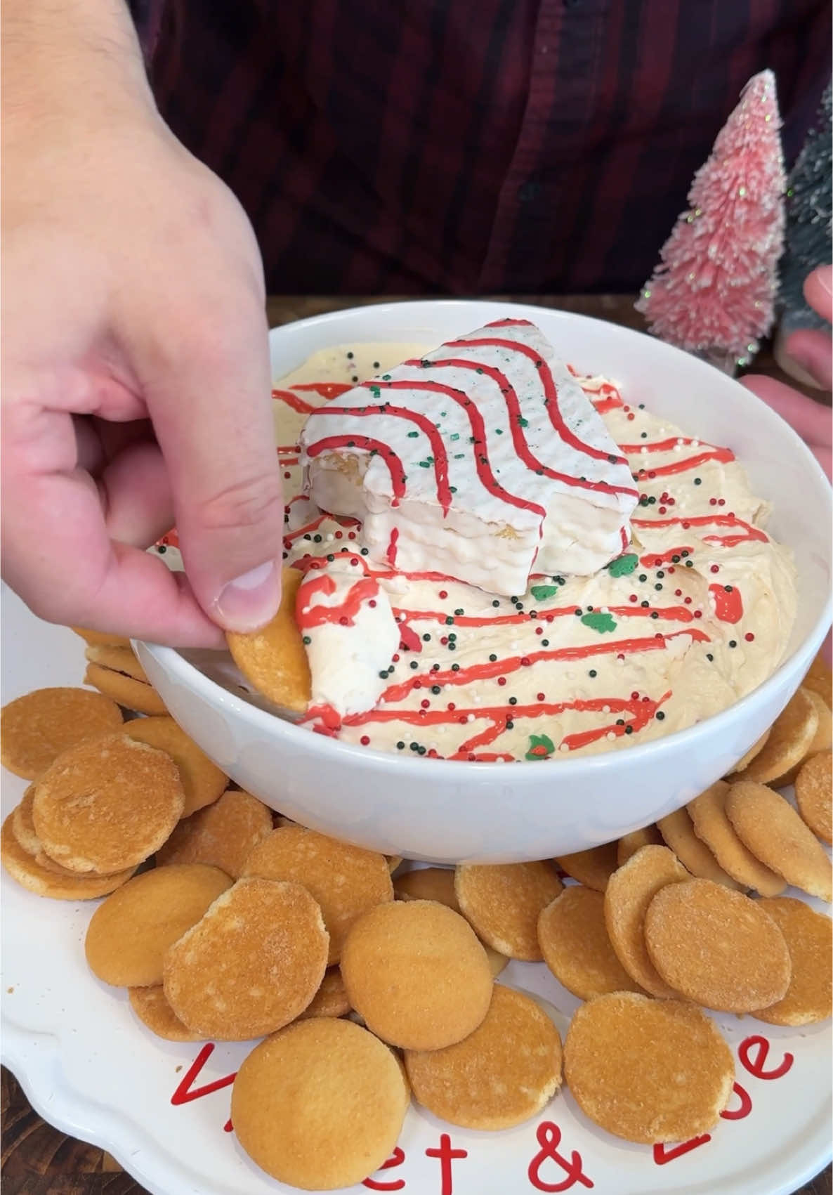 Christmas Tree Dip 🎄 #EasyRecipe #holidayseason #desserts