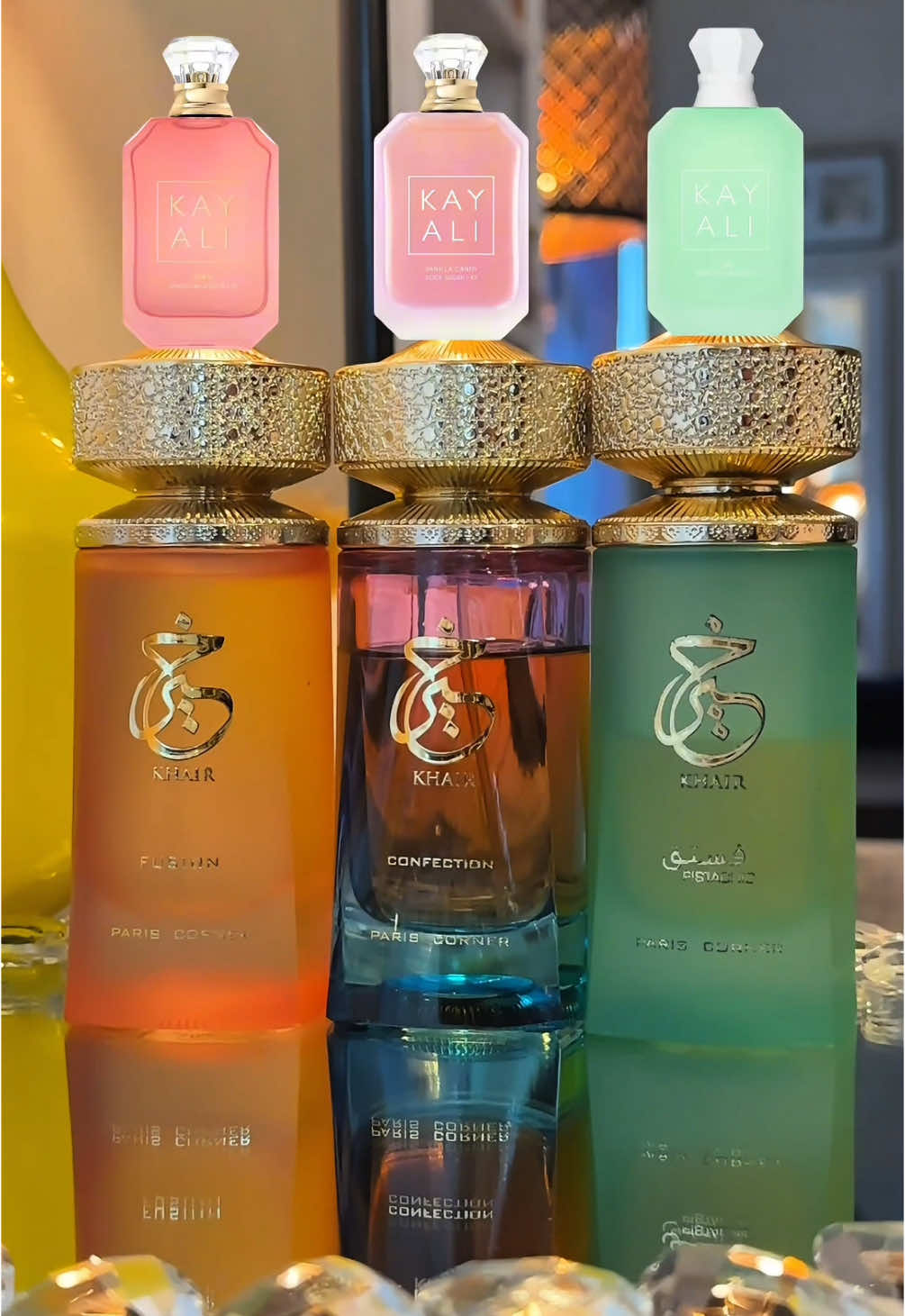 This is a great time to get all 3 #pariscornerperfumes #pariscornerperfume #khair #arabperfumes #gourmandperfume #holidaydeals 