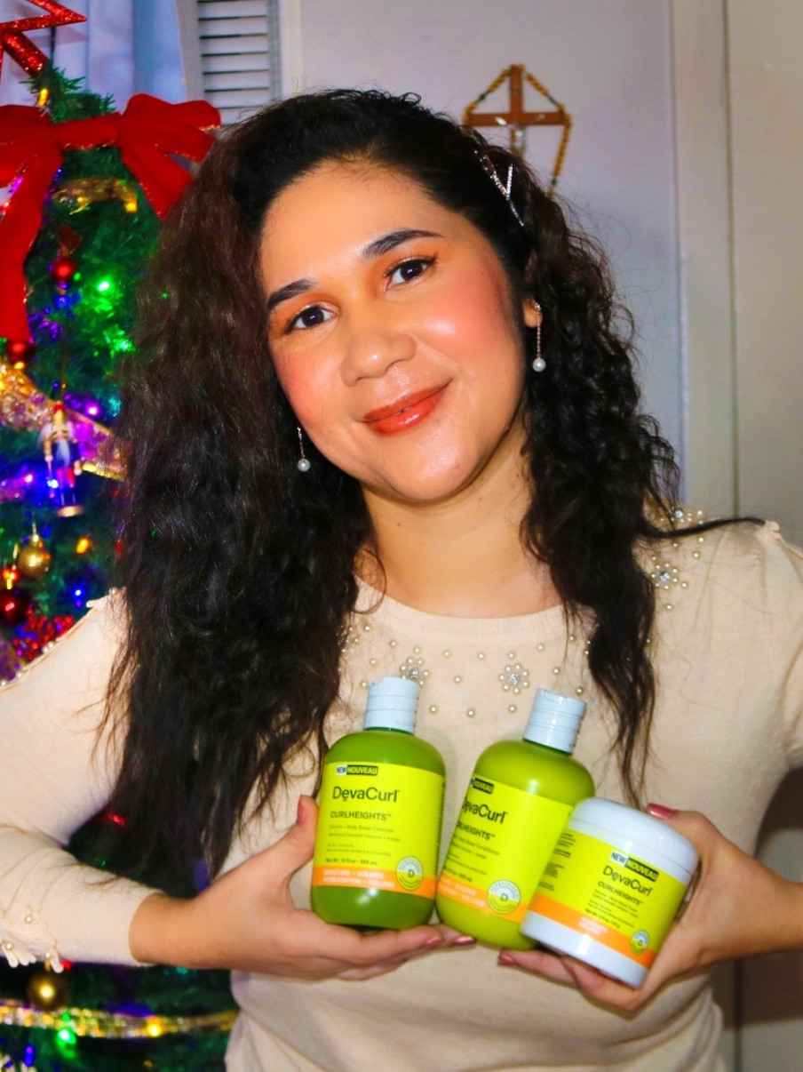 Discover the ultimate Curl care routine with the Deva Curla Height Collection. This set helps to bounce and add life to your curls. Thank you @devacurl for this complimentary sample  @cohleycreators  #ugcs #ugccommunity #curls #haircare #devacurl 