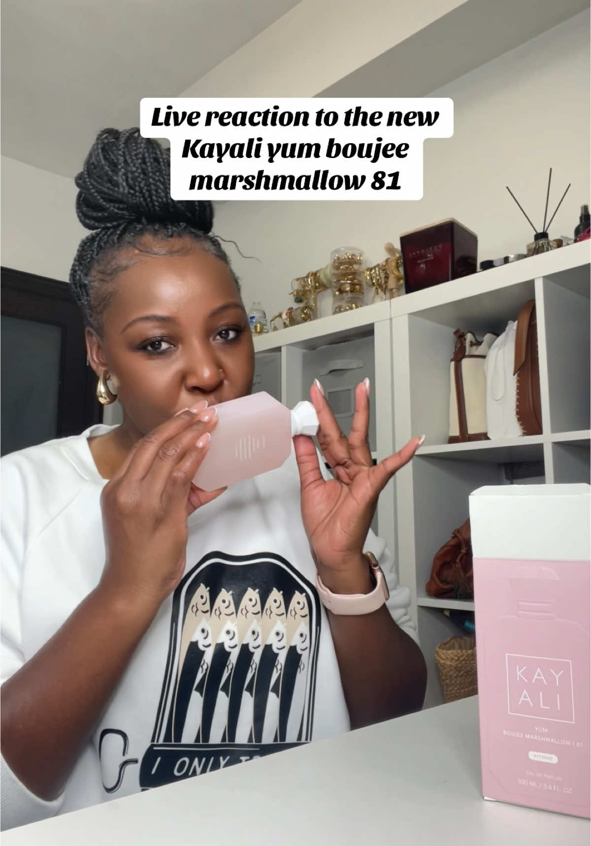 ✨Kayali yum boujee marshmallow 81✨🫶🏽  @Kayali #kayaliperfume #kayailyumboujeemarshmallow81#perfumetiktok #fragrancetiktok #smellgoodfeelgood #liberianfragrancesbabe #fypシ゚viral #notforsale🚫 