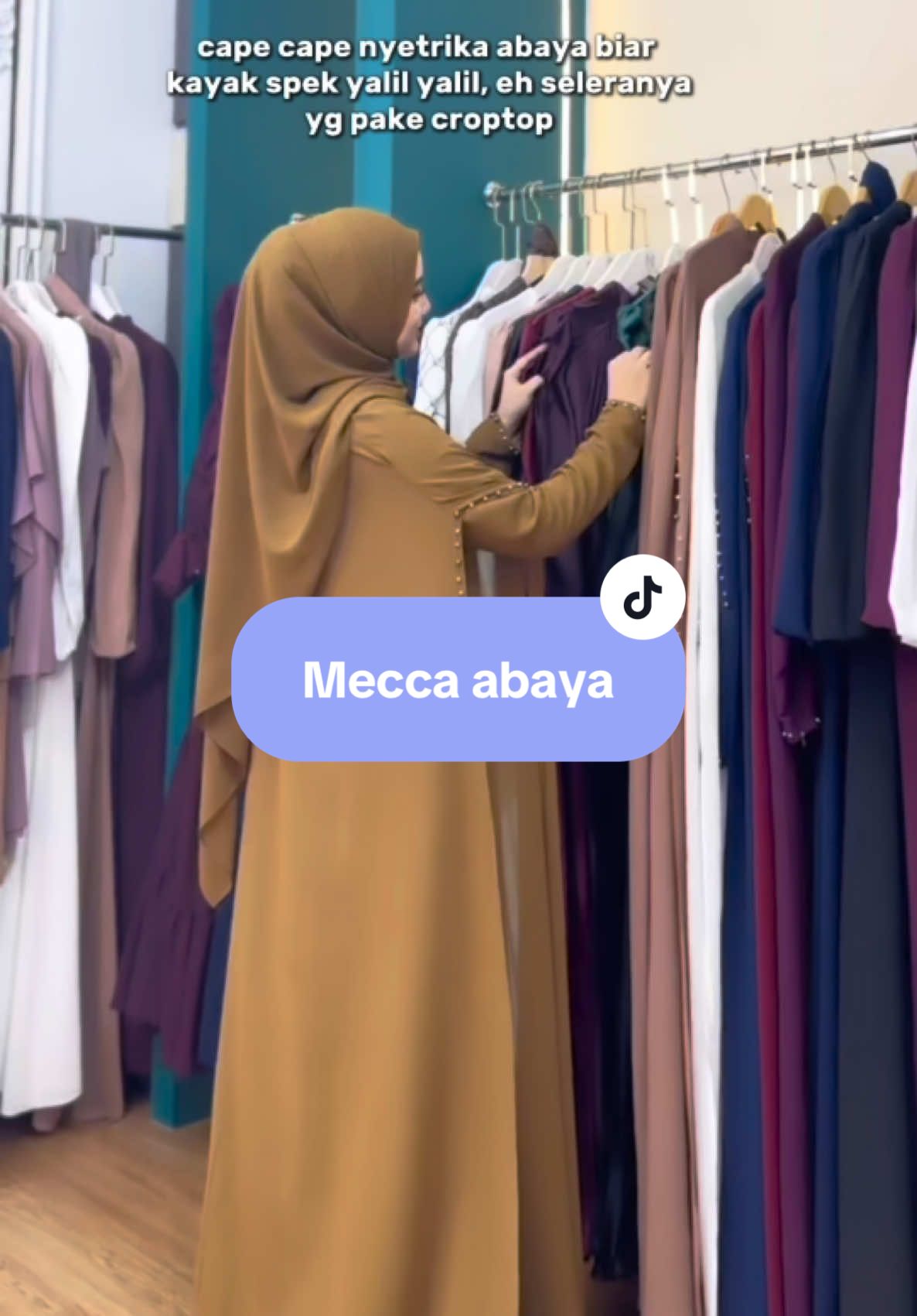 Jangan lupa co mecca dress biar bisa pake sound yalil yalil😉 #TikTokAwardsID #farazlabel #paydaysale #dresslebaran2025 #fyf #fypシ゚viral #trend #abaya 