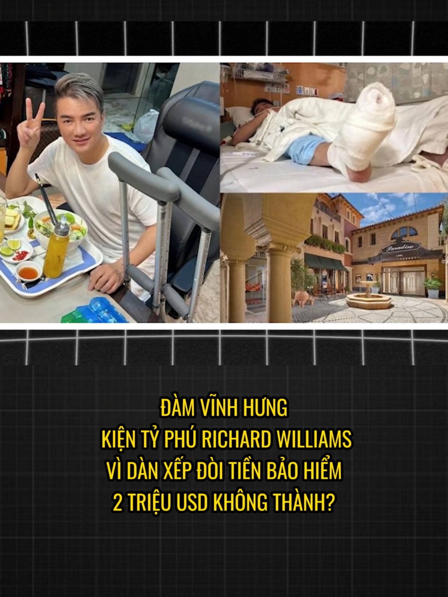 ĐÀM VĨNH HƯNG KIỆN TỶ PHÚ RICHARD WILLIAMS VÌ DÀN XẾP ĐÒI TIỀN BẢO HIỂM 2 TRIỆU USD KHÔNG THÀNH?Credit:BLV Xuân Vinh. #tintuc #tinmoi #LearnOnTikTok #damvinhhung