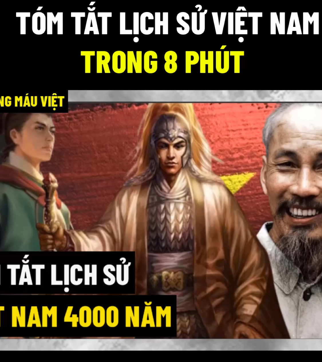 Tóm Tắt Lịch Sử Việt Nam Trong 8 Phút.  #dongmauviet 