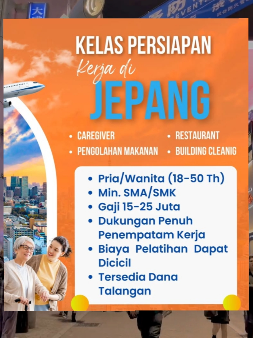 Wujudkan impianmu kerja di Jepang 🌸 🔹 Syarat: • Pria/Wanita • Usia 18-50 Tahun • Pendidikan Minimal SMA/SMK • Jujur, Disiplin, Komunikatif 🔹 Gaji: 15-25 juta 💰 🔹 Fasilitas: • Tidak dipungut biaya apapun  #lokerjepang #bkn #tki #tkwindonesia #lokerterbaru #lowongankerja 