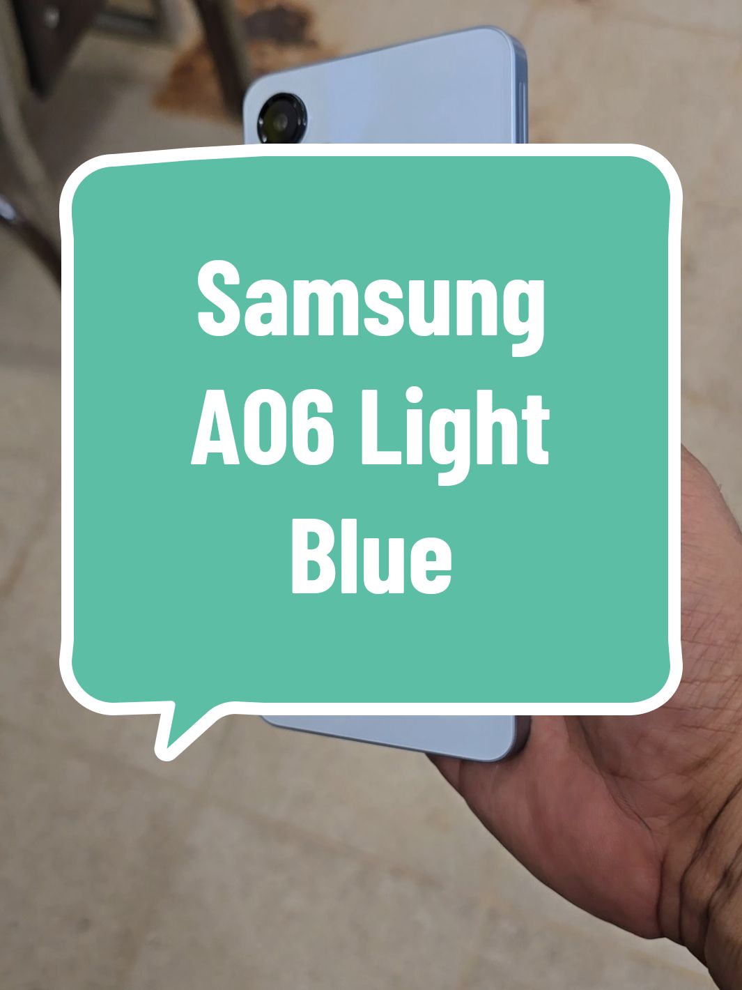 Samsung A 06 Lightblue #samsunga06 