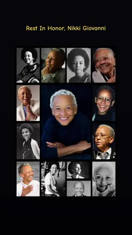 #nikkigiovanni #ripnikkigiovanni 