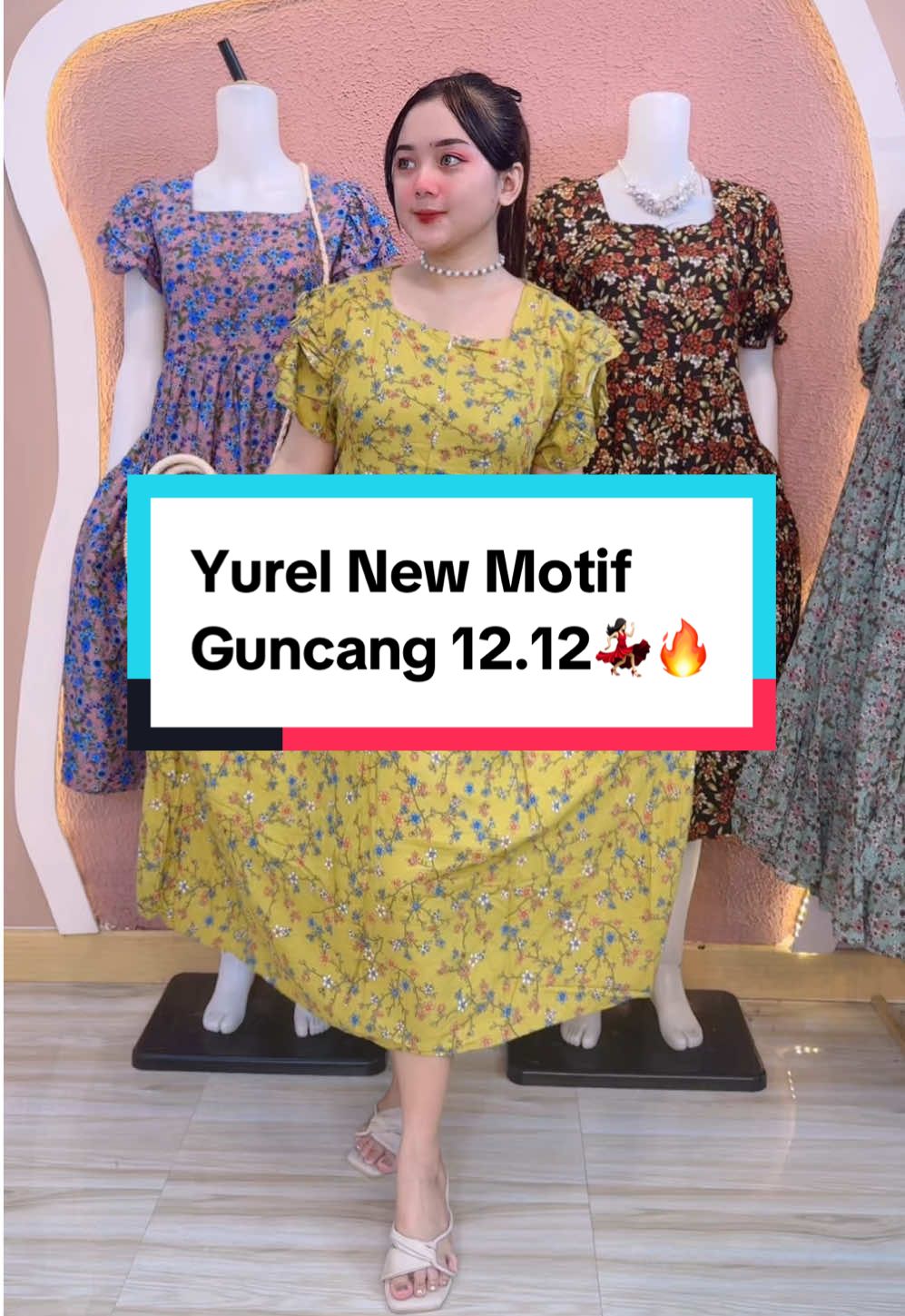 Yurel new motif spesial 12.12 serbu yukss cicimodis🌸🌈💕#guncang1212 #belilokal #dasterbusui 