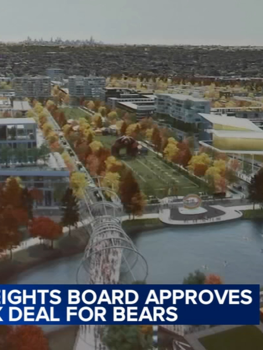 The Arlington Heights Village Board voted to approve a property tax deal with the Chicago Bears on Monday night. #news #bears #chicagobears #arlingtonheights