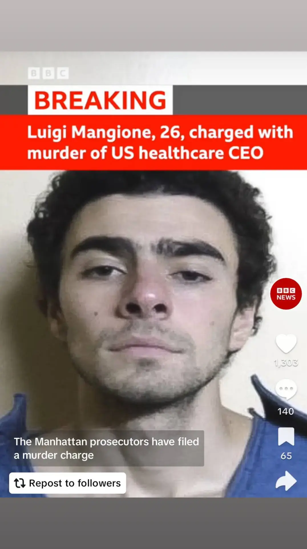 Luigi Mangione was arrested at a McDonald's in Pennsylvania after a customer at the fast-food outlet recognised him. #LuigiMangione#NewYork#NYPD#Penns ylvania #McDonalds#Healthcare#CEO#BBCNews