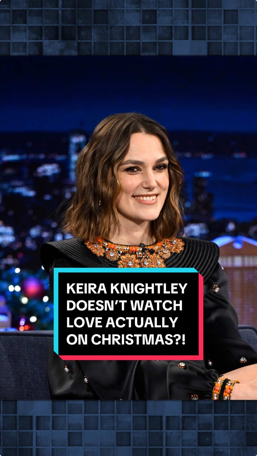 Keira Knightley doesn’t watch Love Actually on Christmas?! #FallonTonight #TonightShow #KeiraKnightley #LoveActually #DieHard #JimmyFallon 