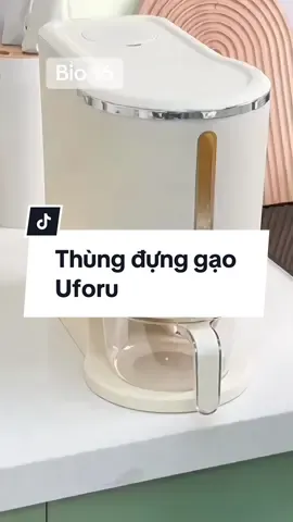 Thùng đựng gạo Uforu #sansalegiadungtot #tet2025 #giadungthongminh #thungdunggaothongminh #thungdunggao10kg #dodungnhabep 