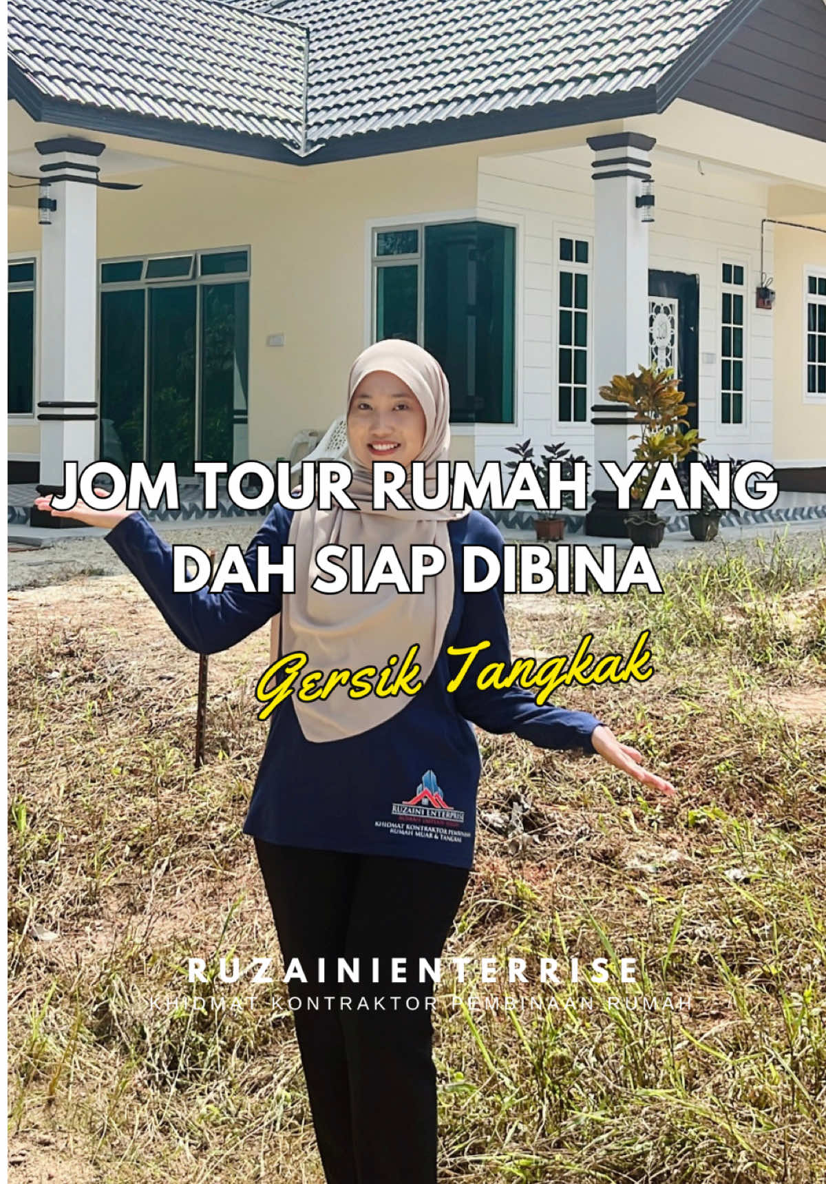 Alhamdulillah, InshaAllah minggu depan dah boleh serah kunci rumah kepada tuan rumah🏡🔑🥰 #binarumah #binarumahatastanahsendiri #binarumahbajet #binarumahmuar #kontraktormuar #kontraktortangkak #rumahidaman #progressrumah #housetour #fyp #fypage 