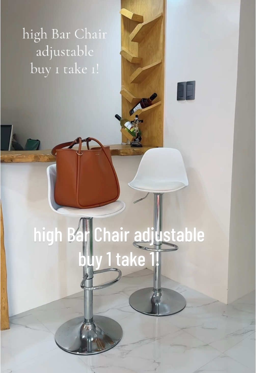 2PCS High chair bar stool Chair Lifestyle Person Air Lift Adjustable High Chair #Barchair  #hghbarchairadjustable #stoolchair #murangbarchair #fyp #buyonetakeonebarchair #fyppppppppppppppppppppppp 