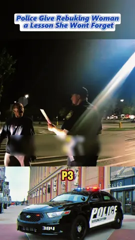 Police Give Rebuking Woman a Lesson She Wont Forget