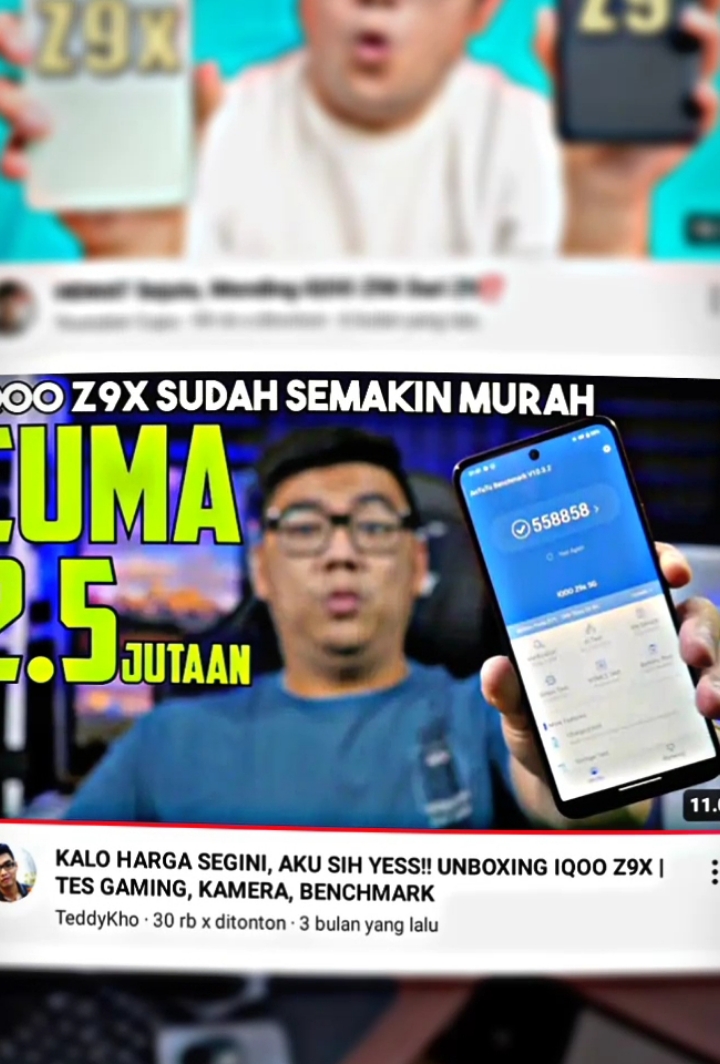 Iqoo z9x turun jadi 2.5 juta🤩✨ buruan c.o mumpung masih promo! - - - - #fyp #fypシ゚ #fyppppppppppppppppppppppp #pageforyou #iqooz9x #promo #snapdragon6gen1 