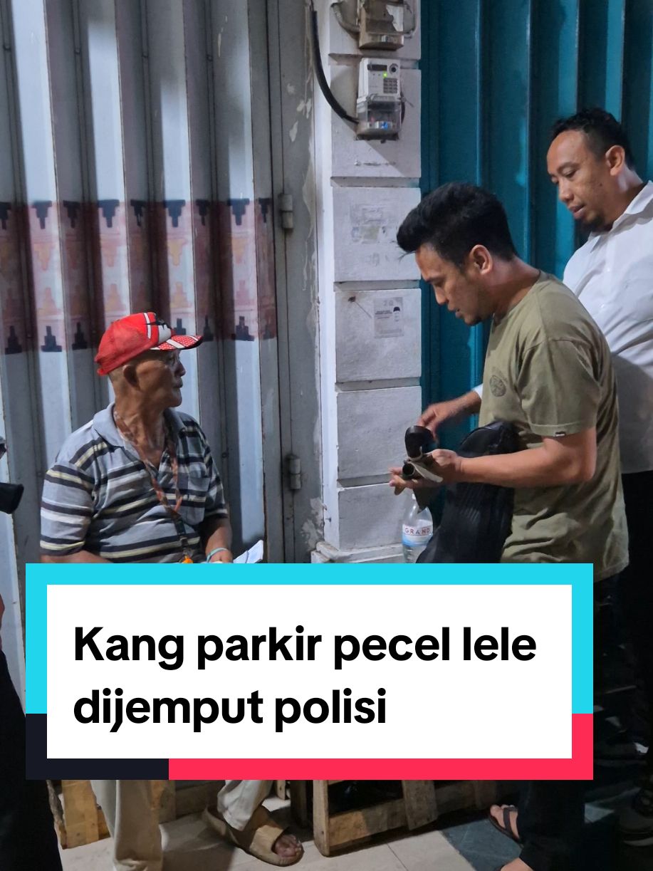 Kang parkir pecel lele dijemput polisi karena sesuatu #polresta #polisi #fyp #lampung 