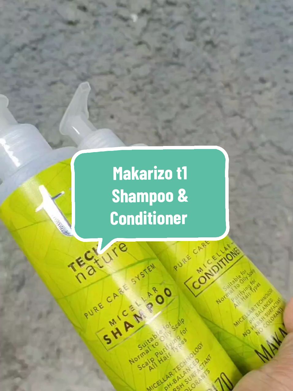 Perawatan rambut alami Makarizo t1 shampoo & conditioner #makarizo #makarizoshampoo 