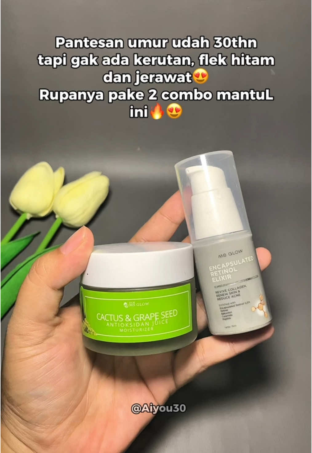 Duo combo maut utk anti aging😍#msglow#moisturizer#retinol#moisturizermsglow#retinolmsglow#skincare#msglowskincare#msgloworiginal#promoguncang1212