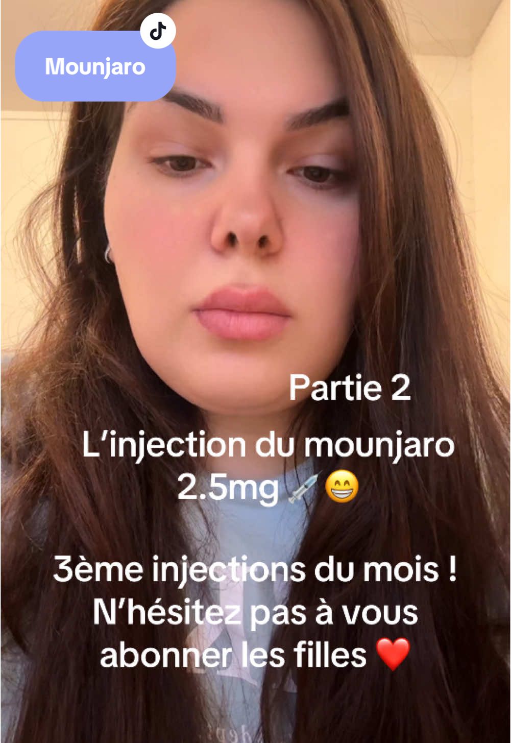 Deuxième partie du protocole d’injection du Mounjaro 2.5mg avec vous !😁#mounjaro #pertedepoids #mounjaroweightloss #Obésité 